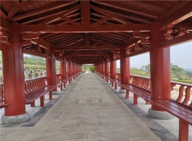 陵园休息凉亭